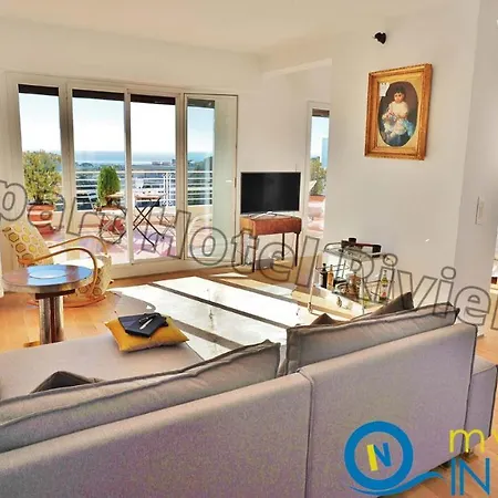 Riviera: Luxurious Loft With Sea View Terraces * Nice