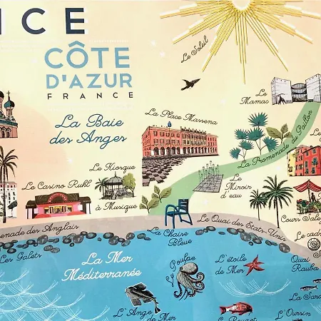 Appartement Riviera - Cimiez - Luxueux Loft - Sea View - 2 Larges Terrasses - Esprit Penthouse - 2 Pièces - Terrasse Loft Cimiez *
